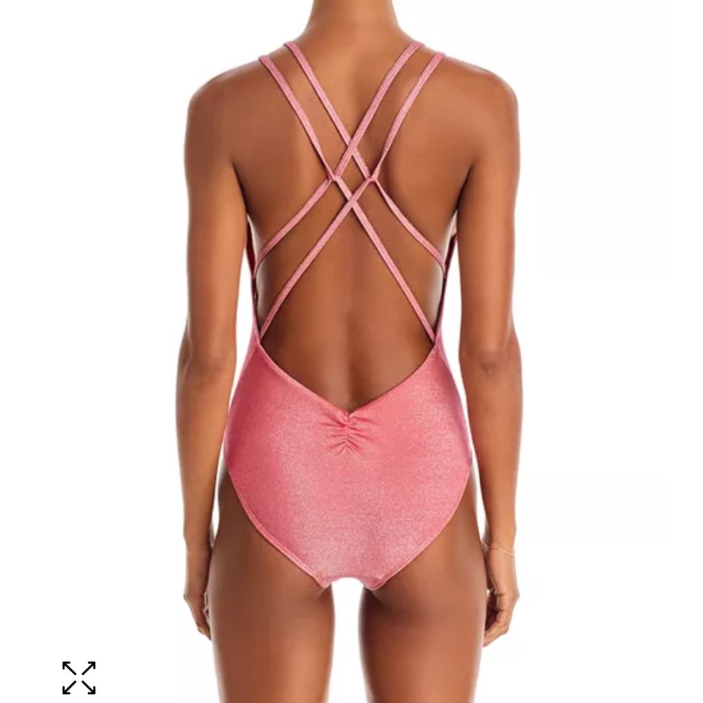Peixoto Pink One-Piece Swimsuit with Double Straps - Picture 4 of 16